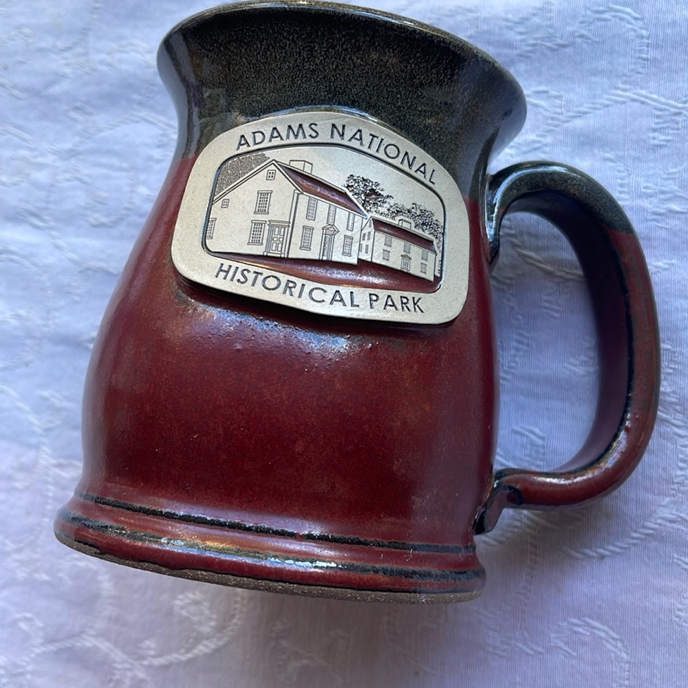 Sunset Hill Stoneware Adams National Historical  Park Mug